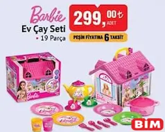 OYUNCAK BARBİE EV ÇAY SETİ 19 PARÇA